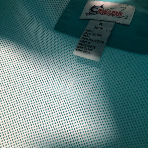 Men’s fishing shirt World Wide size medium - Picture 3 of 6